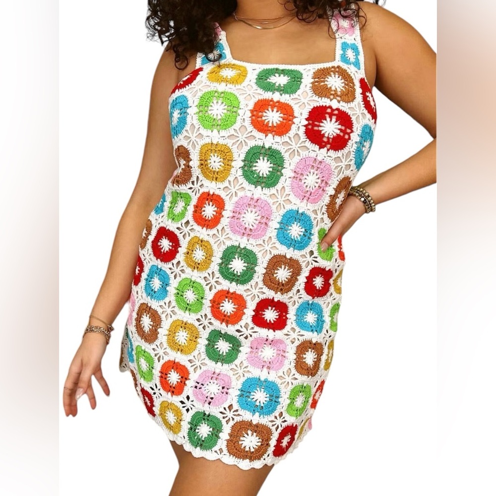 Show me your mumu Tara Crochet Dress